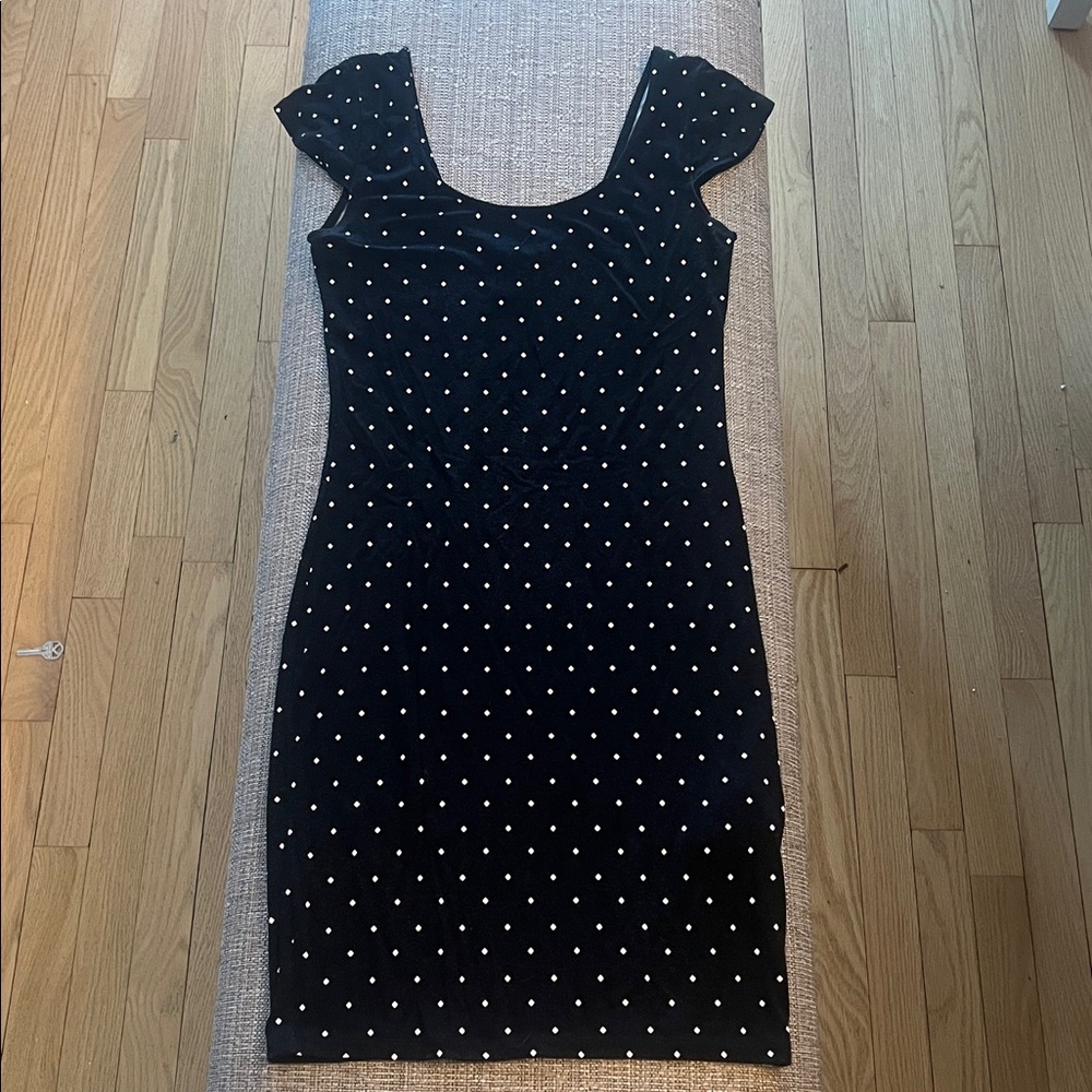 Forever 21 Black Polka Dot Dress